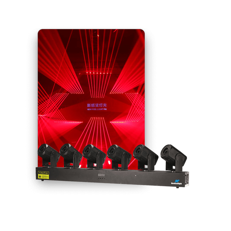 NF-G6 500mW*6 Head Moving Laser Lights