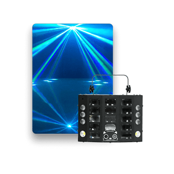 Strobe DMX 512 Controller & Remote for Indoor Parties - RGB LED Butterfly Disco DJ Lights