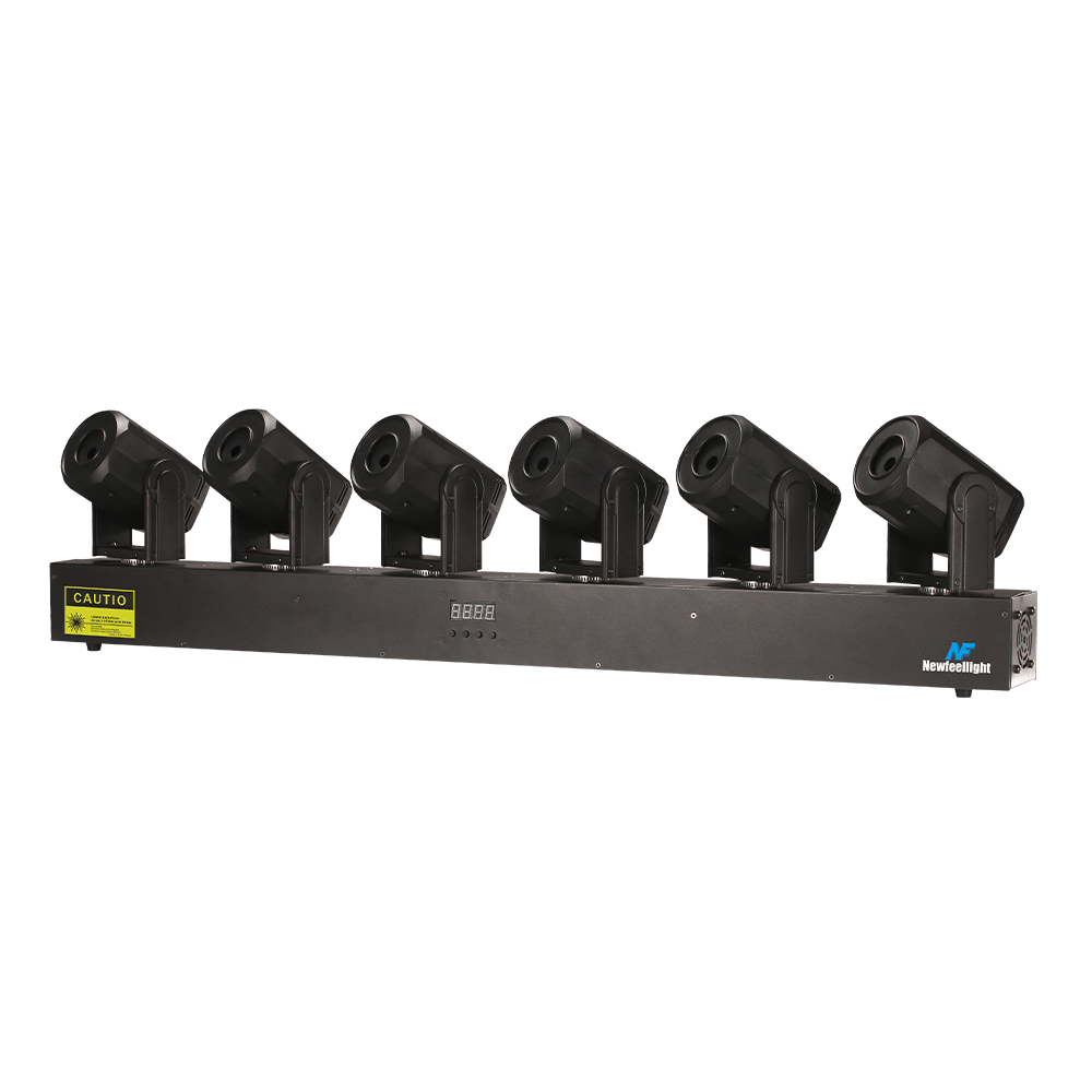NF-G6 500mW*6 Head Moving Laser Lights