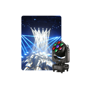 DJ Lights 7pcs 60W Focusing Beam Dyeing Moving Head Lights
