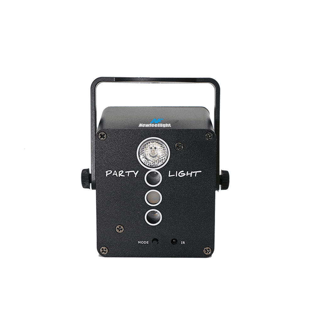 RGB Flash LED Laser Light Projector with Remote Control Batteries for