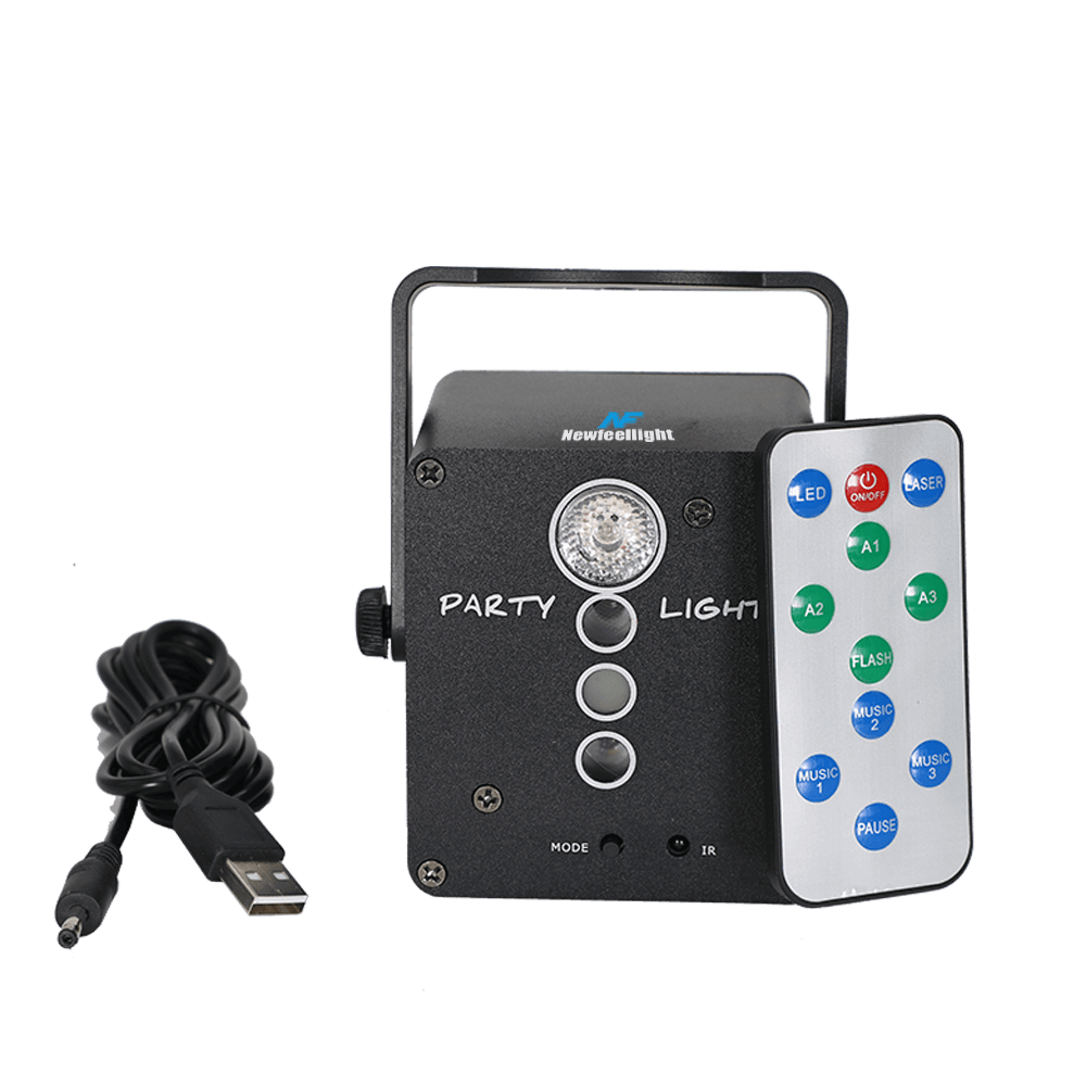 RGB Flash LED Laser Light Projector