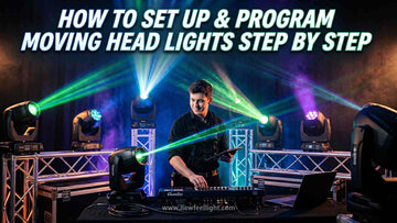 How to Set Up and Program Moving Head Lights Step by Step