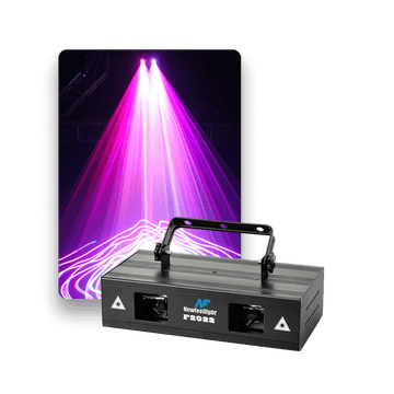 Newfeel DJ Disco Lights 3D Effect Sound Sensing Laser Lights Flash Stage Lights