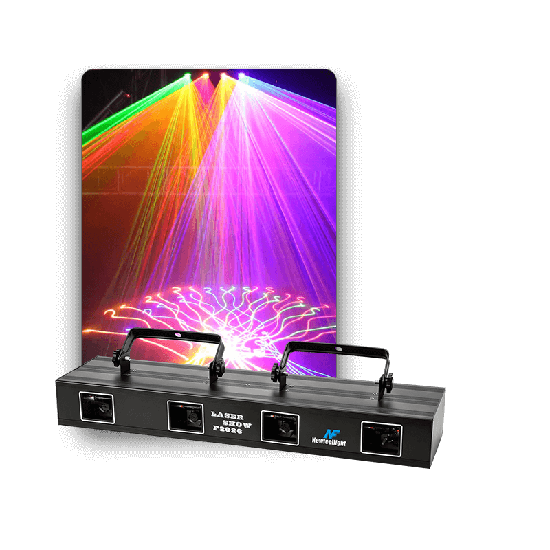 4 Head Stepper Laser Light Projector