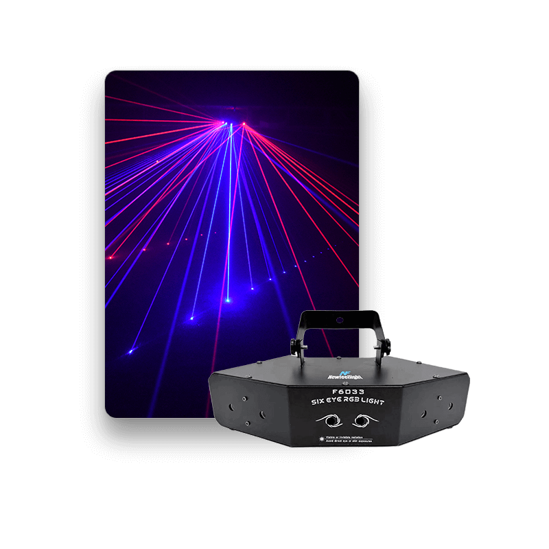 6 Eye RGBW Laser Lights
