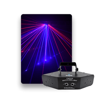 6 Eye RGBW Mini Laser Lights For Home DJ Party Disco Lights