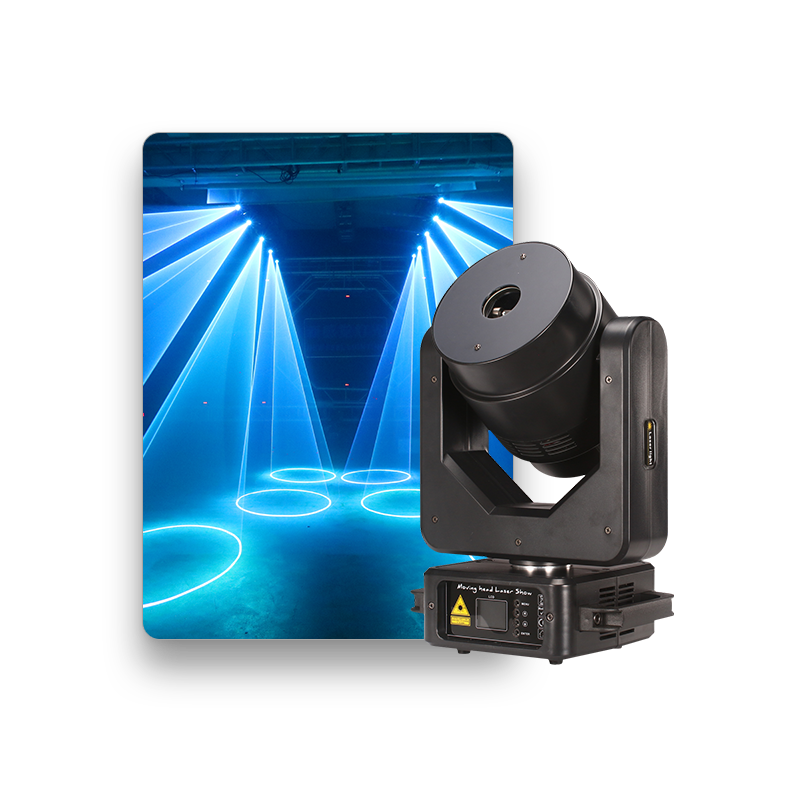 1~5W Laser Led Moving Head Lights Full Color RGB 3in1 Stage Laser Ligh