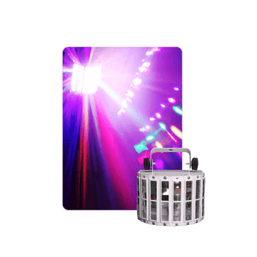 LED stage Effect Butterfly Light RGBW DMX512 Stage Lighting Voice-activated Automatic Control LED Laser Projector DJ KTV Disco