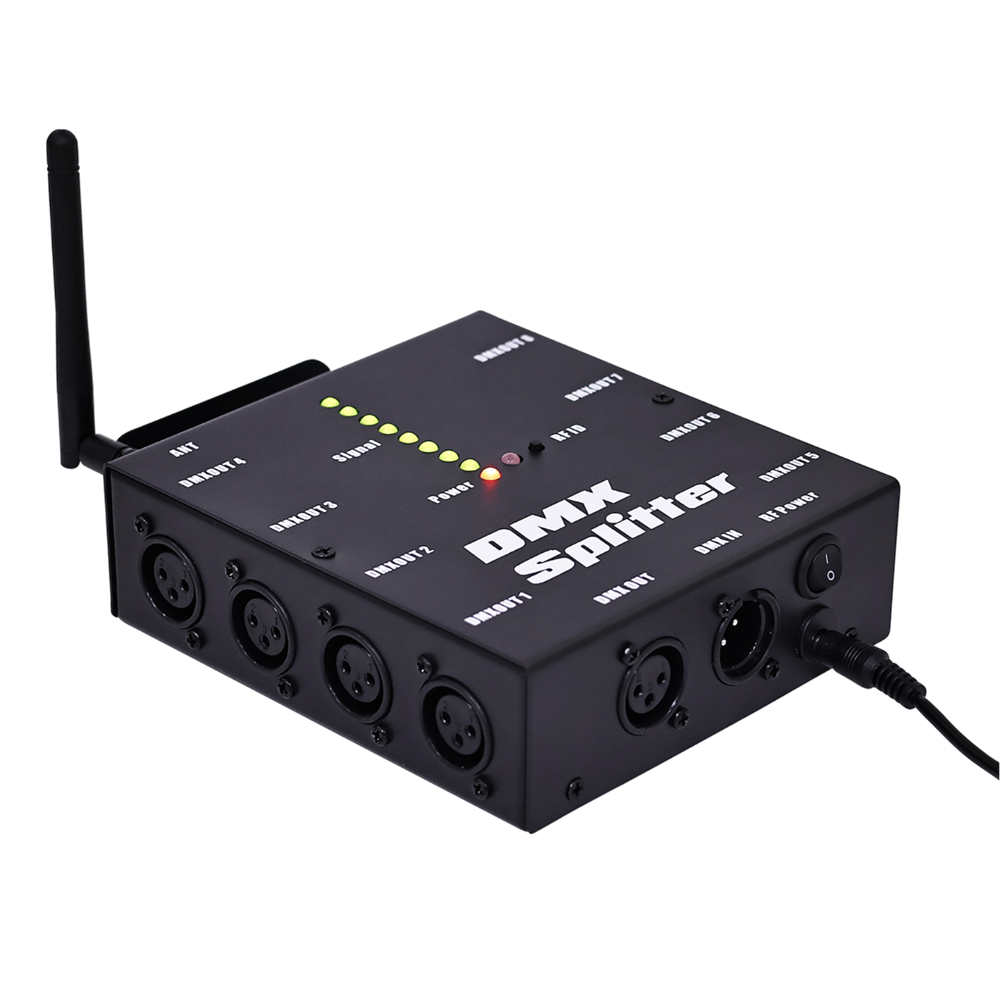 Dmx512 Channel Wireless 8 Channel DMX512 Signal Amplifier Enhances DMX Controller
