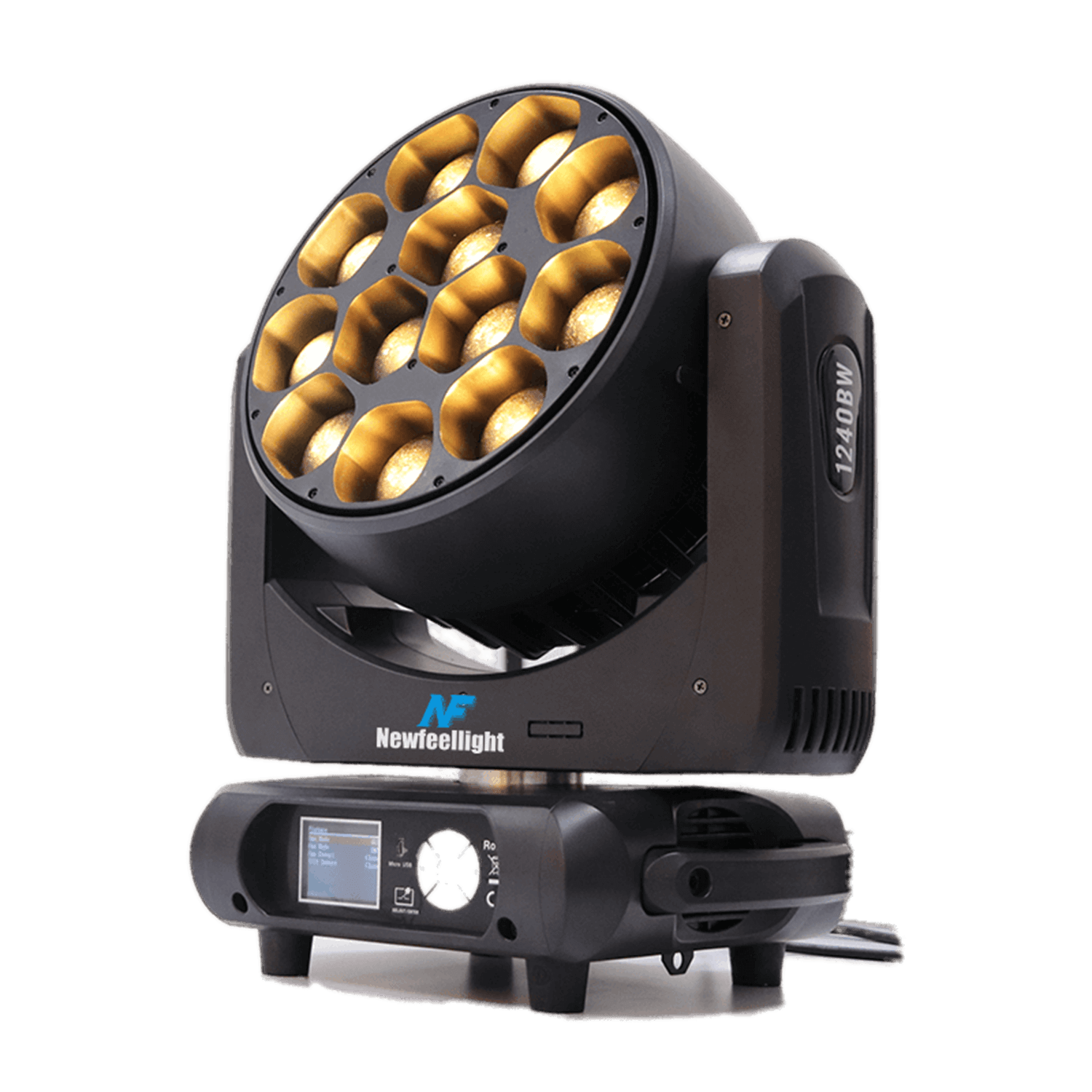 12pcs 40W RGBW 4 in 1 LED Moving Head Wash Light